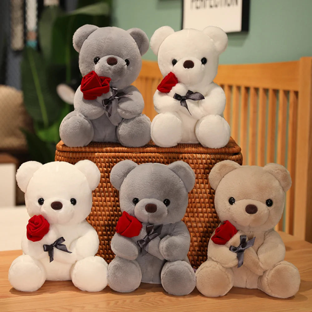 Cute Rose Bear Plush Toy™