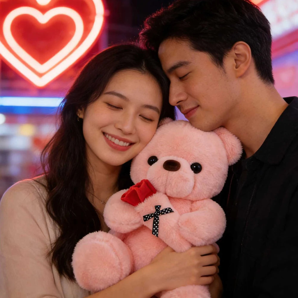 Cute Rose Bear Plush™