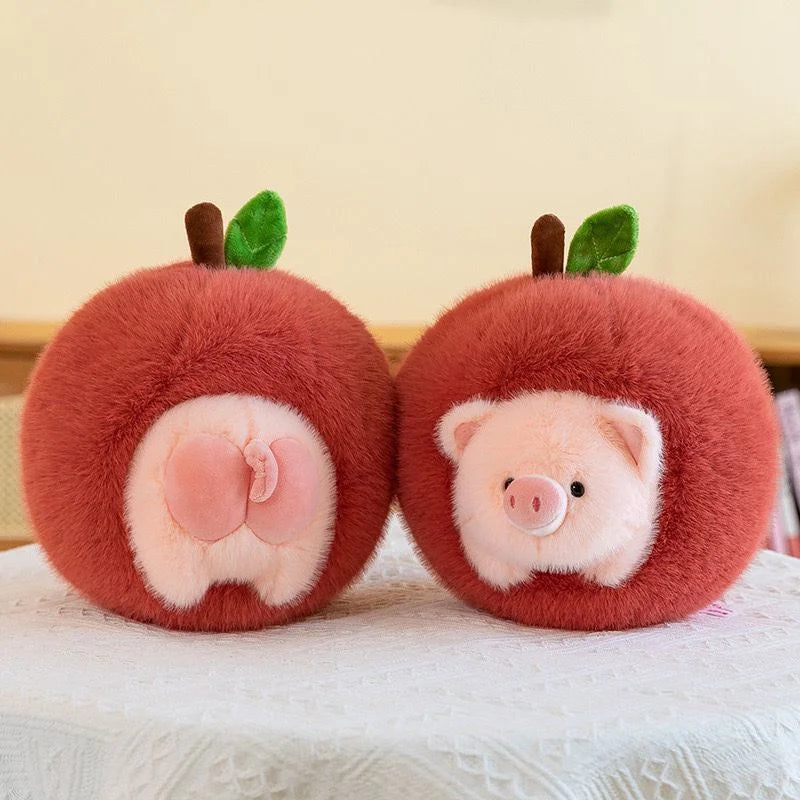 Detachable Apple Pig Plush™